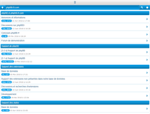 Tablet Screenshot of forums.phpbb-fr.com